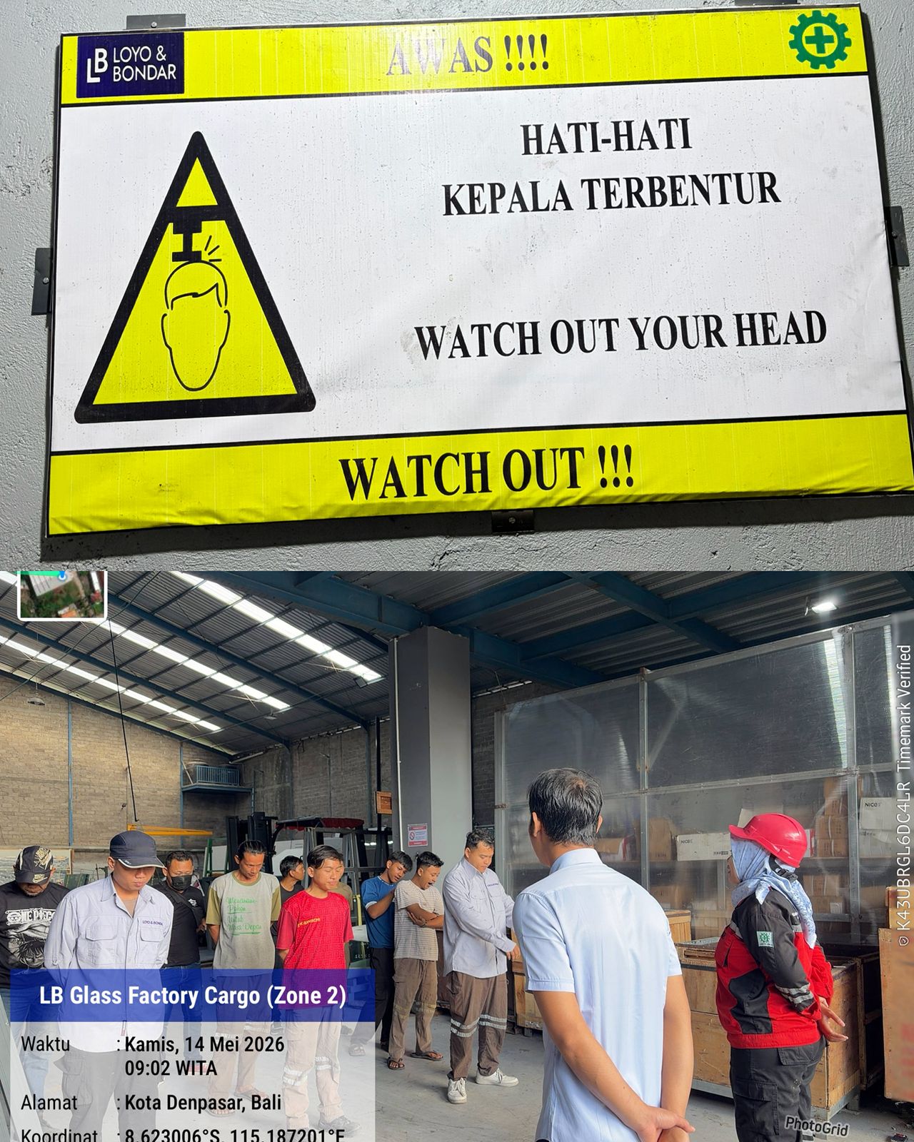 Safety Campaign-Head Bump Hazard-Factory Glass-Loyo Bondar